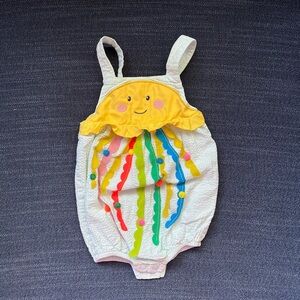 Cute Jellyfish Baby Boden Romper